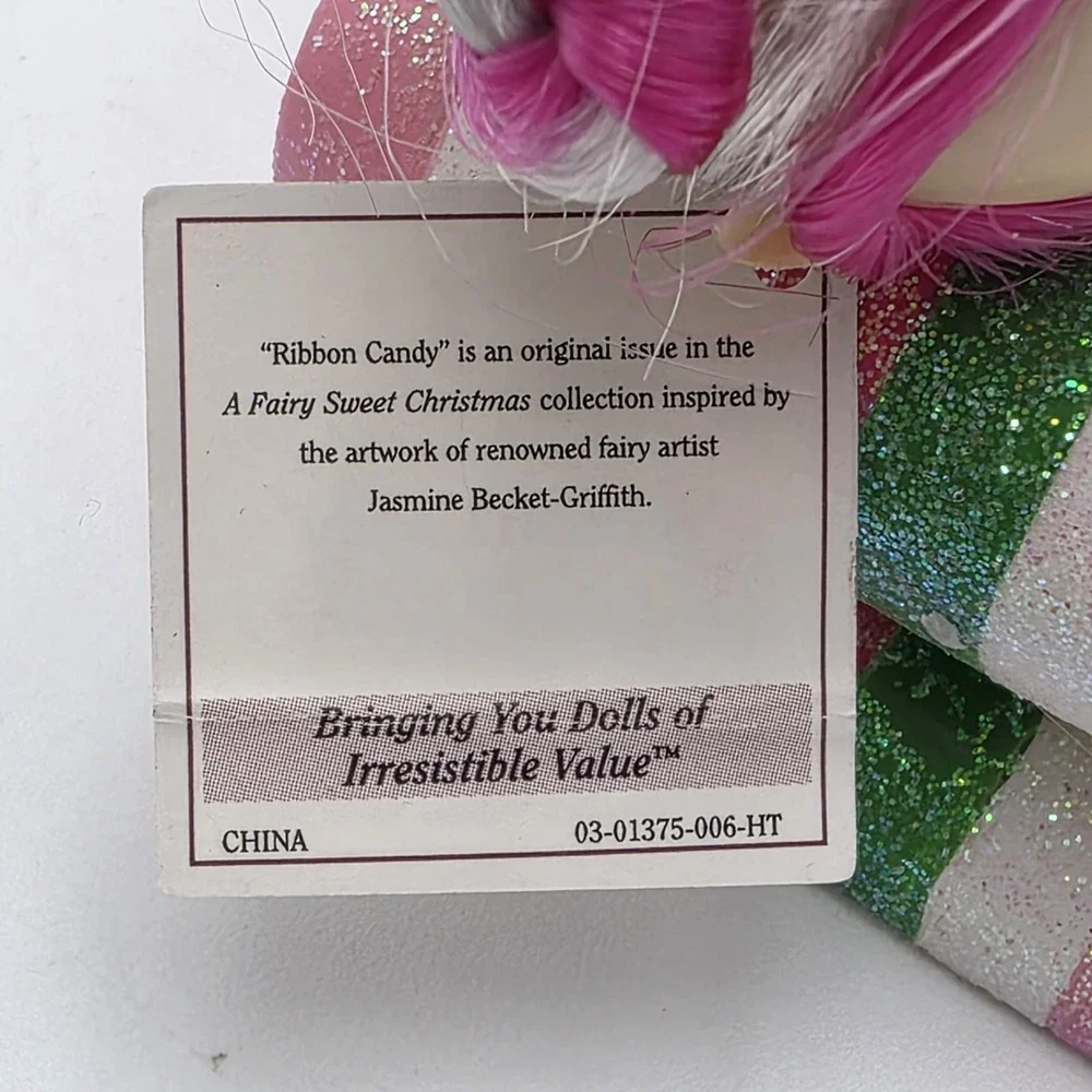 Ashton Drake Ribbon‎ Candy Fairy Sweet Christmas Figurine